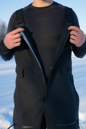 Gentian 3L BIB Shellhose - Black - Herren