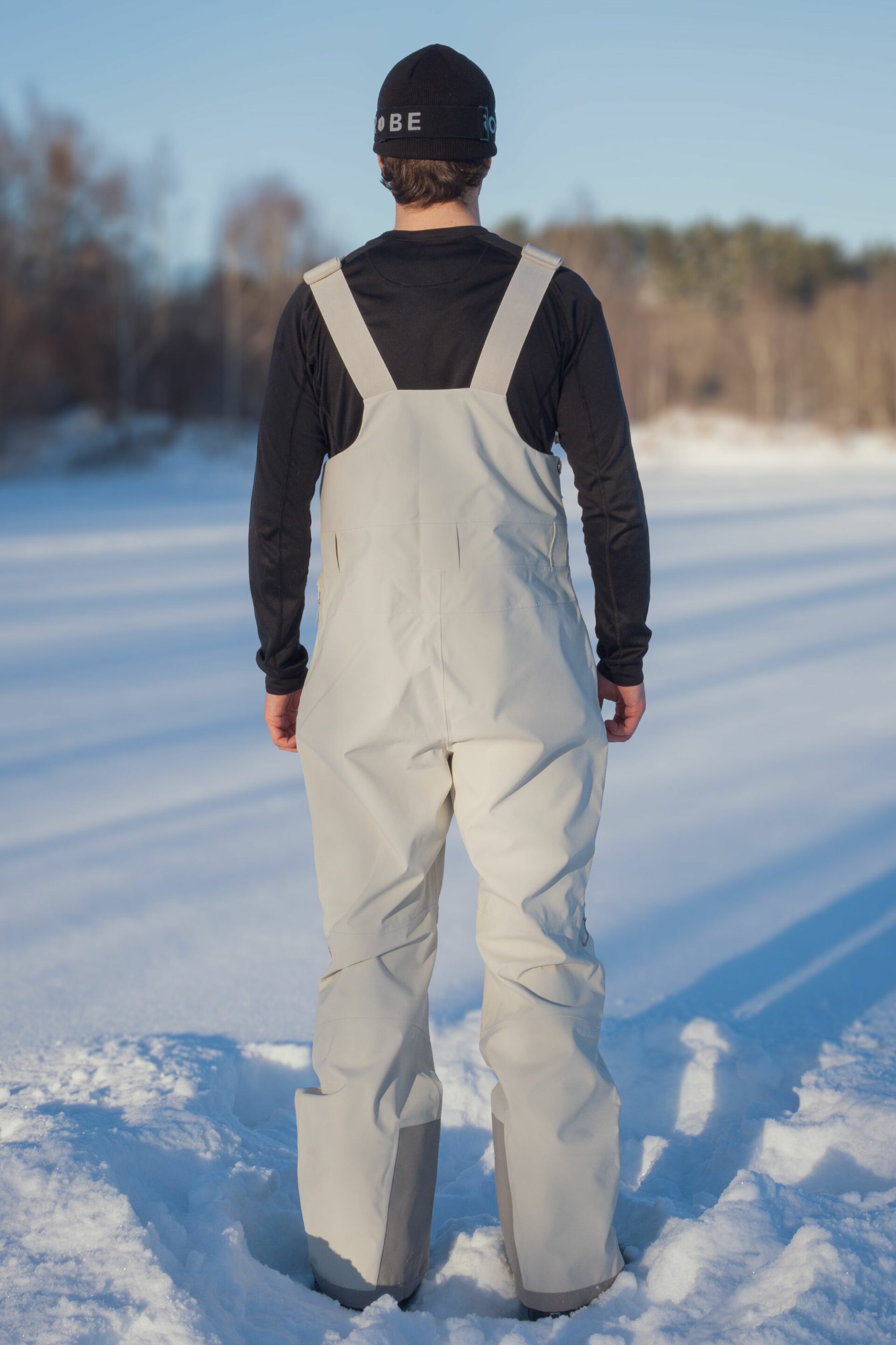 Gentian 3L BIB Shellhose - Chalk Beige - Herren