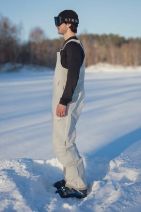 Gentian 3L BIB Shellhose - Chalk Beige - Herren