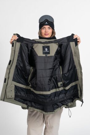 Veste de ski Aura 2.0 Smoke Green - Femmes